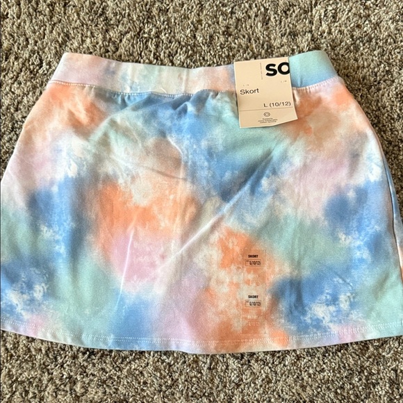 SO Kids Colorful Tie-Dye Skort - Picture 2 of 4